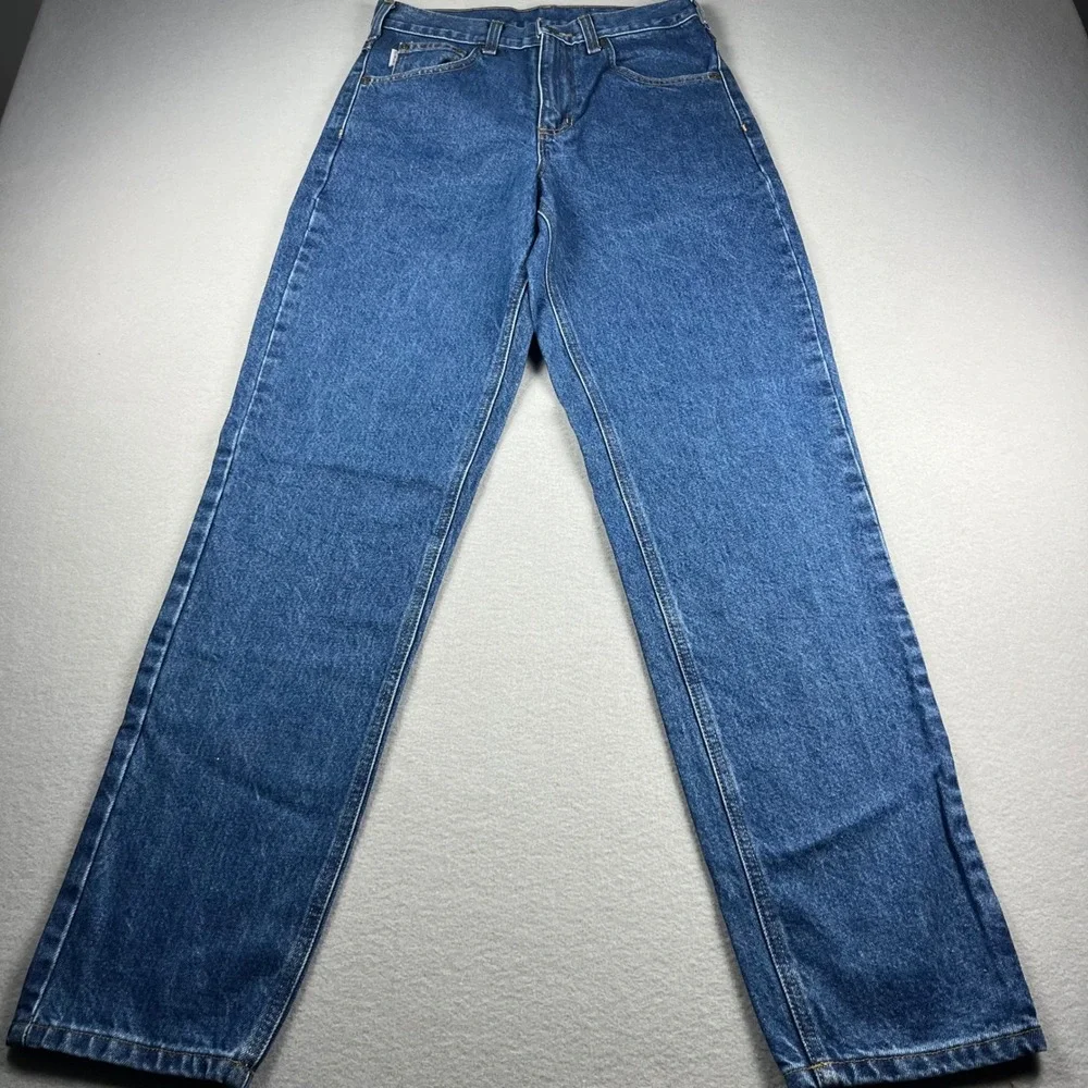 Carhartt B17-DST Mens Relaxed Fit Tapered Leg Jeans Dark Stone Blue 30x34